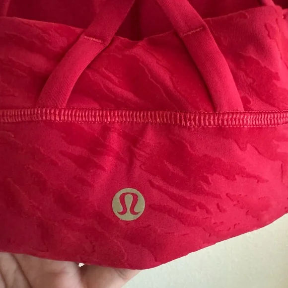 lululemon athletica Vibrant Red Sports Bra Lunar Edition - Picture 6 of 7